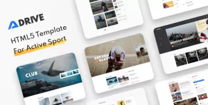 Adrive - A Running Club and Sports Website Theme, Sports Blog