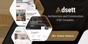 Adsett - Architecture PSD Template