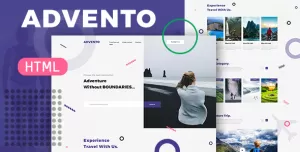 Advento - Travel One Page HTML