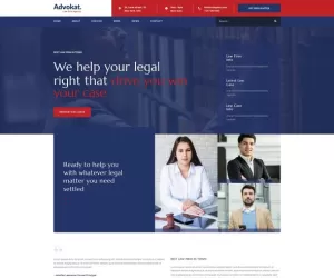 Advokat - Law Firm & Agency Elementor Template Kit
