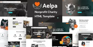 Aelpa - Nonprofit Charity HTML Template
