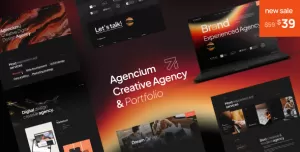 Agencium  Creative Agency & Portfolio WordPress Theme