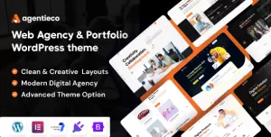 Agentieco – Creative Agency & Portfolio WordPress Theme