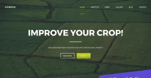 Agrexx - Organic Farm Moto CMS 3 Template - TemplateMonster
