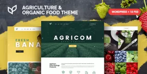 Agricom - Organic Food & Agriculture WordPress Theme