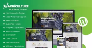 Agriculture and Farming WordPress Theme - TemplateMonster