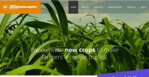 Agriculture MotoCMS Website Template - TemplateMonster