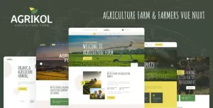 Agrikol - Vue Nuxt Template For Agriculture Farms