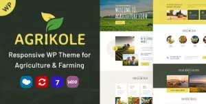 Agrikole  Responsive WordPress Theme for Agriculture & Farming