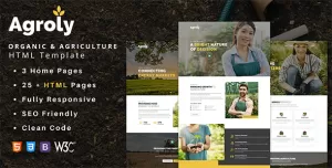 Agroly - Organic & Agriculture Food HTML Template