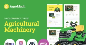 AgroMach - Agricultural Machinery with the Online Store WooCommerce Theme