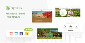 Agronix - Organic Farm Agriculture HTML5 Template