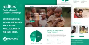 Aidbox — Charity & Nonprofit Unbounce Landing Page