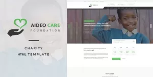 Aideo - Non-Profil Charity HTML Template