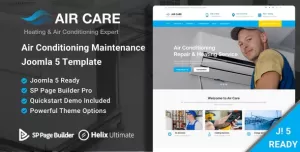 Air Care - Heating & Air Conditioning Service Joomla 5 Template