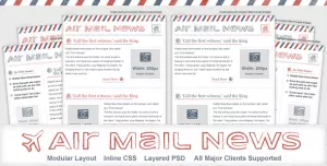 Air Mail News - Newsletter Email Template