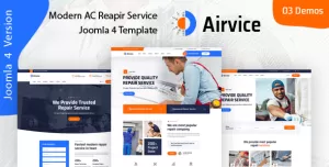 Airvice - AC Repair Services Joomla Template