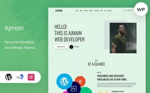 Ajman – Personal Portfolio WordPress Theme - TemplateMonster