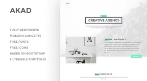 AKAD - Creative Digital Agency Template
