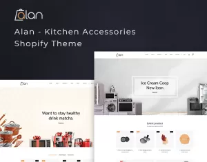 Alan - Kitchen Accessories Shopify Theme - TemplateMonster