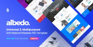 Albedo - Universal and Multipurpose Soft Material PSD Template