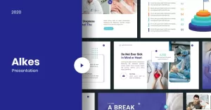 Alkes Medical PowerPoint template