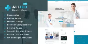 Allied Health Care - Health And Medical WordPress Theme