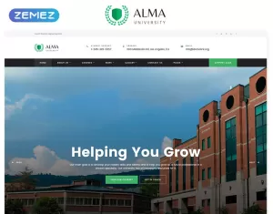 ALMA - University Multipage HTML Website Template