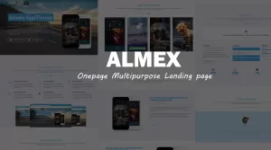 Almex - Onepage/Multipurpose Landing Page Template - Themes ...
