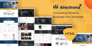Alochona - Consulting, Finance, Business HTML5 Template