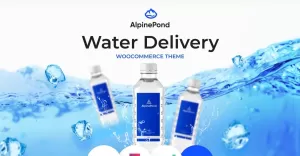 AlpinePond - WordPress Bottled Water Website Template