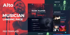 Alto - Musician Landing Page