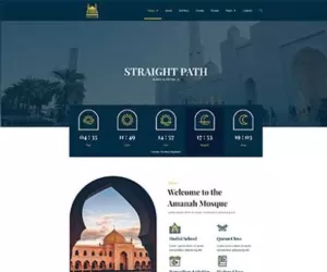 Amanah - Mosque & Islamic Center Elementor Template Kit