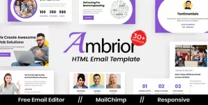 Ambrior Agency - Multipurpose Responsive Email Template