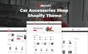 Aments - Car Accessories Shop Shopify Theme - TemplateMonster
