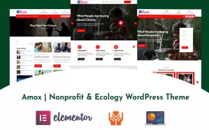 Amox  Nonprofit & Ecology WordPress Theme