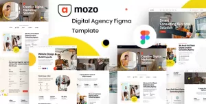 Amozo - Digital Agency Figma Template