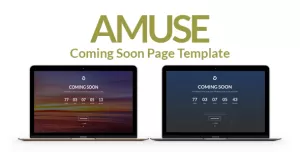 Amuse – A Multipurpose Coming Soon Page Template