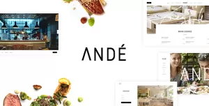 Andé - Elegant Restaurant WordPress Theme