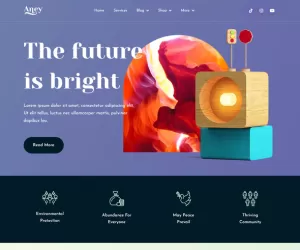 Aney - Vibrant Elementor Template Kit