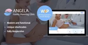 Angela  Family Planning & Pregnancy Clinic WordPress Theme