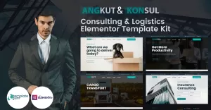 Angkut & Konsul - Logistics & Consulting Elementor Kit