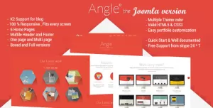 Angle - Responsive MultiPurpose Joomla Theme