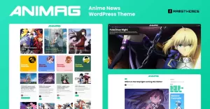 ANIMAG - Anime News WordPress Theme + RTL - TemplateMonster