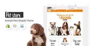 Animals and Pets Care eCommerce Shopify Theme