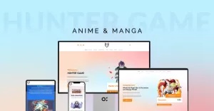 Anime and Manga Website with WordPress Elementor Kit