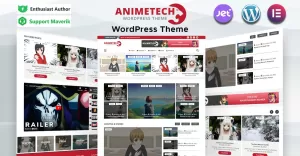 Anime Tech - Anime & Manga News WordPress Theme