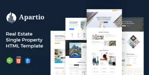 Apartio : Real Estate Single Property HTML Template