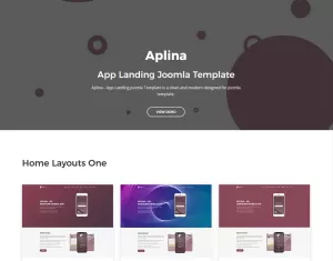 Aplina - App Landing Joomla 4 Template - TemplateMonster