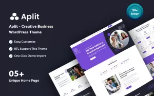 Aplit - Creative Business WordPress Theme - TemplateMonster